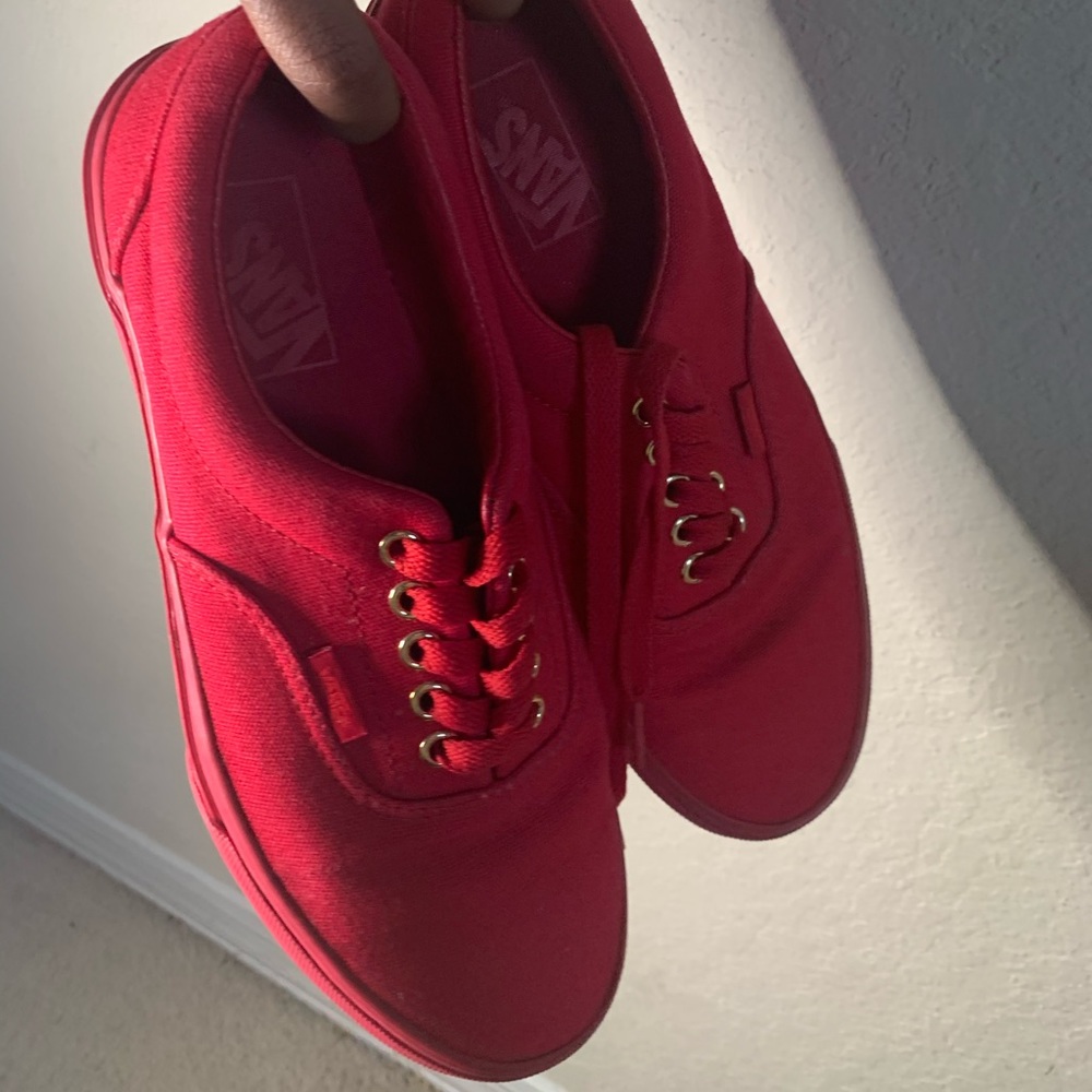All red vans